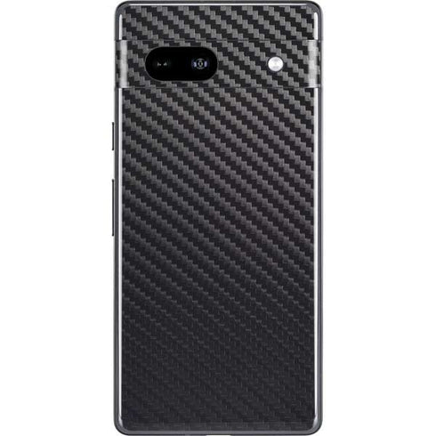Black Carbon Fiber Specialty Texture Material Google Pixel 7a Skin
